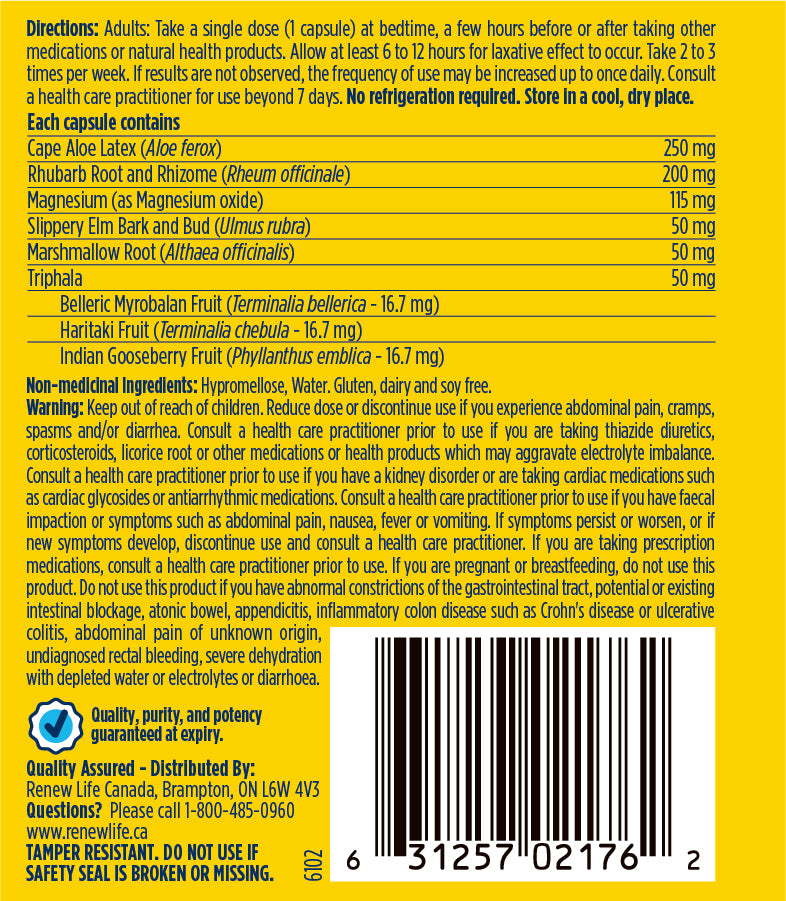 Renew Life® CleanseMORE®, Constipation Relief