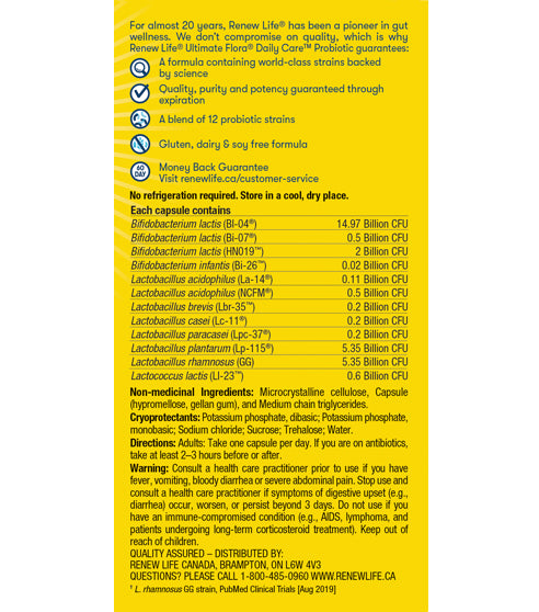 Ultimate Flora® Daily Care™ Probiotic, 30 Billion Active Cultures