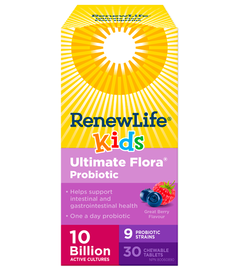 Renew Life® Ultimate Flora® Kids Probiotic, 10 Billion Active Cultures