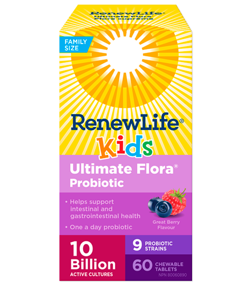 Renew Life® Ultimate Flora® Kids Probiotic, 10 Billion Active Cultures